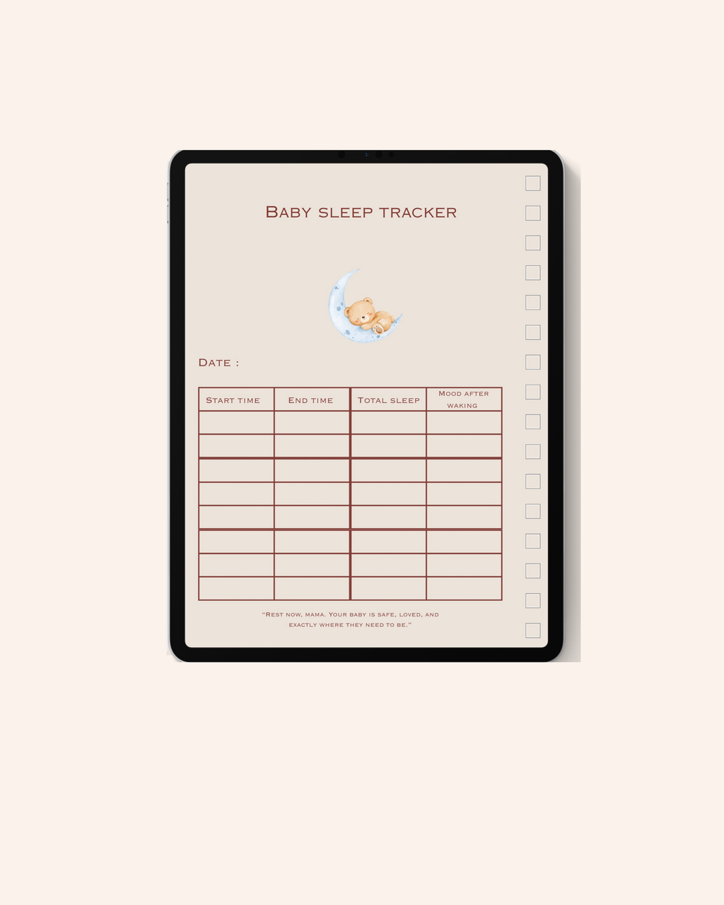 First-Time Mom Survival Planner