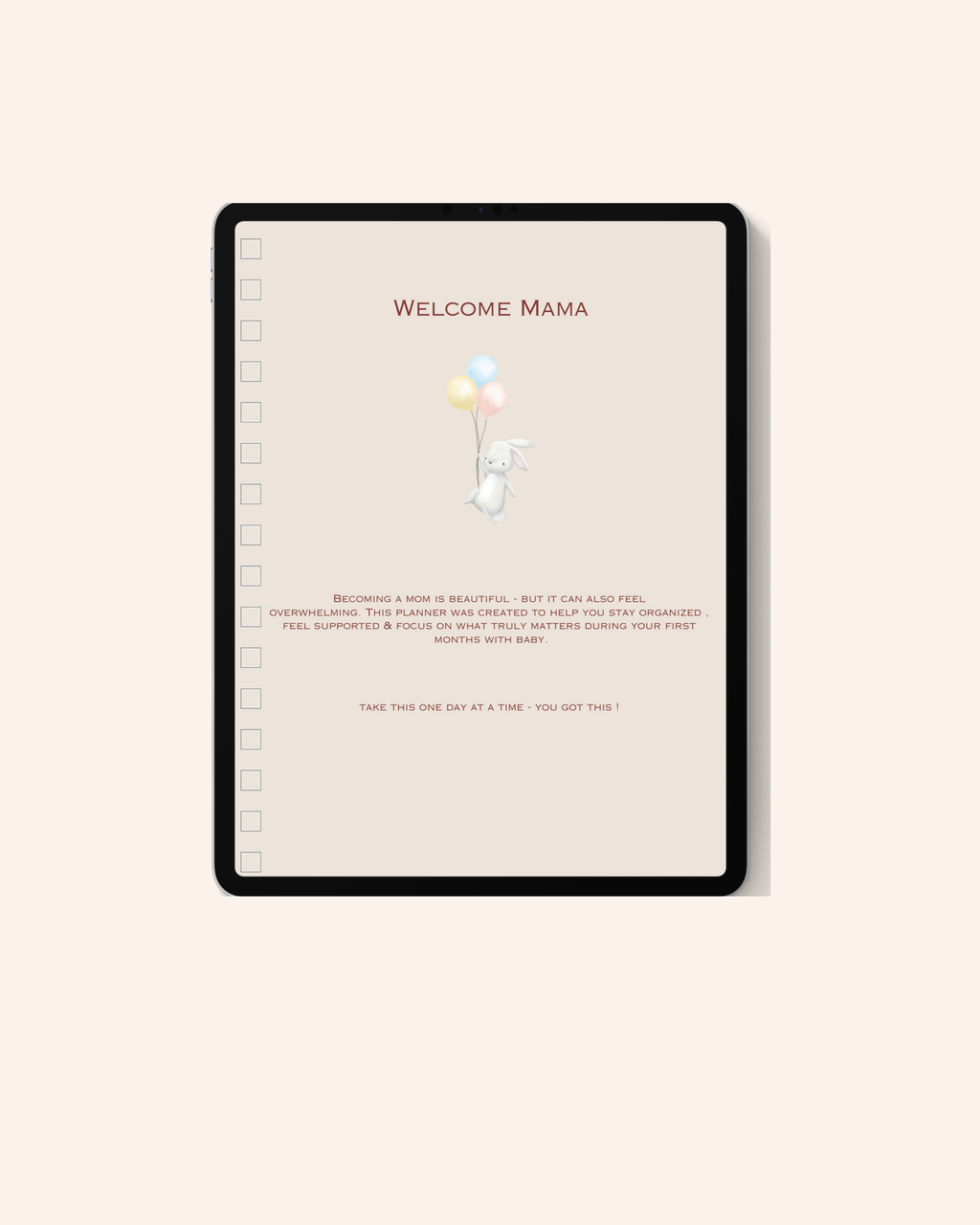 First-Time Mom Survival Planner